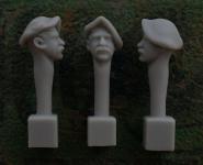 54mm French Head – Chasseurs Alpins with Beret