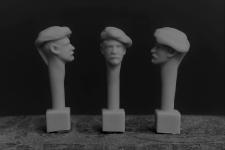 54mm French Head – Chasseurs Alpins with Beret (goatee beard)