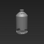 Single British SRD Rum Jar - Broken Bottom - 1:16 / 120mm