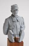 1:10 Bust - French Infantryman Chauchat MG Gunner, 62nd Regiment, 1916
