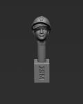 54mm French Head – Adrian Helmet with Kepi Underneath (K Head 34MCG)