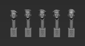 1/32 (54mm) German Head Set with Field Cap