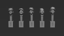 1/35th French Head Set with Kepi M84/14